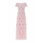 Needle and Thread Lovers Lace Gown in Dusk Pink