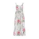 Needle and Thread Palace Garden Jacquard Ballerina Dress in Moonshine