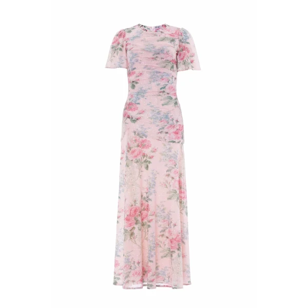 Needle and Thread Palace Garden Sequin Gown in Dusk Pink