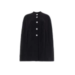 Needle and Thread Sylvie Cable Jewelled Cape in Black
