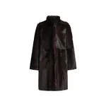 Nour Hammour Blaise in Brown Sable Coat