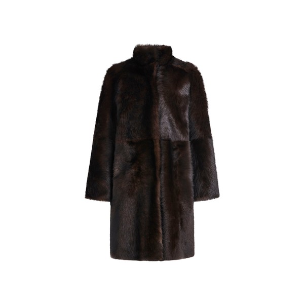 Nour Hammour Blaise in Brown Sable Coat
