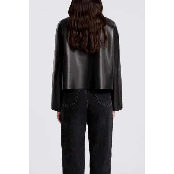Nour Hammour Dumas in Noir Classique Jacket, view 5