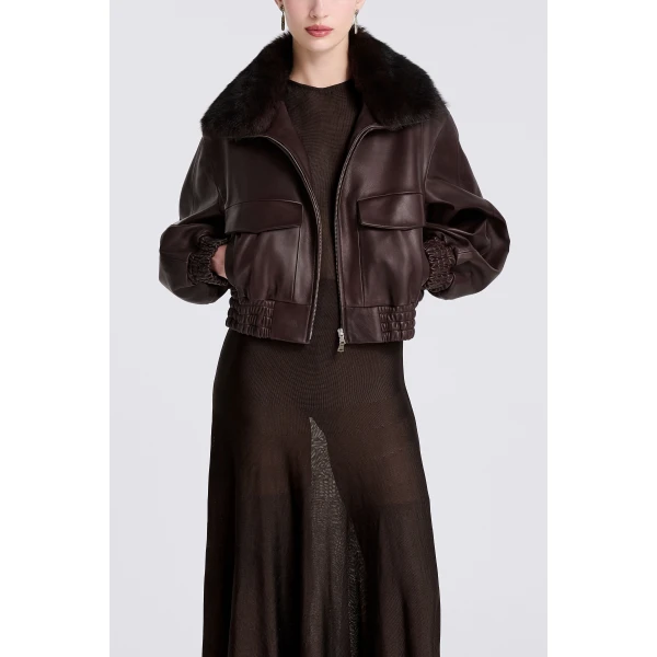 Nour Hammour Ellery in Brown Jacket, view 3