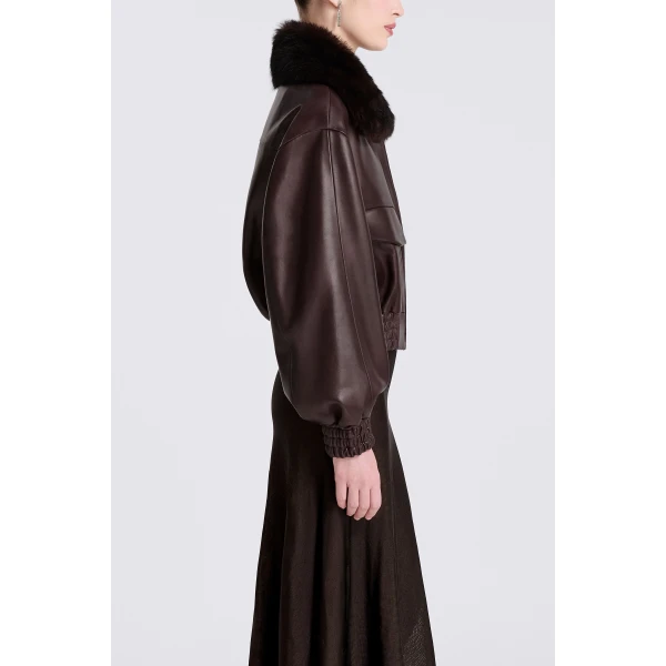 Nour Hammour Ellery in Brown Jacket, view 4