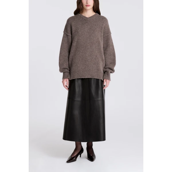 Nour Hammour Jude in Mink Knit, view 2