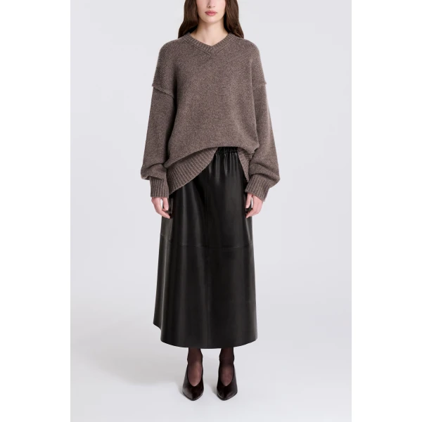 Nour Hammour Jude in Mink Knit, view 3