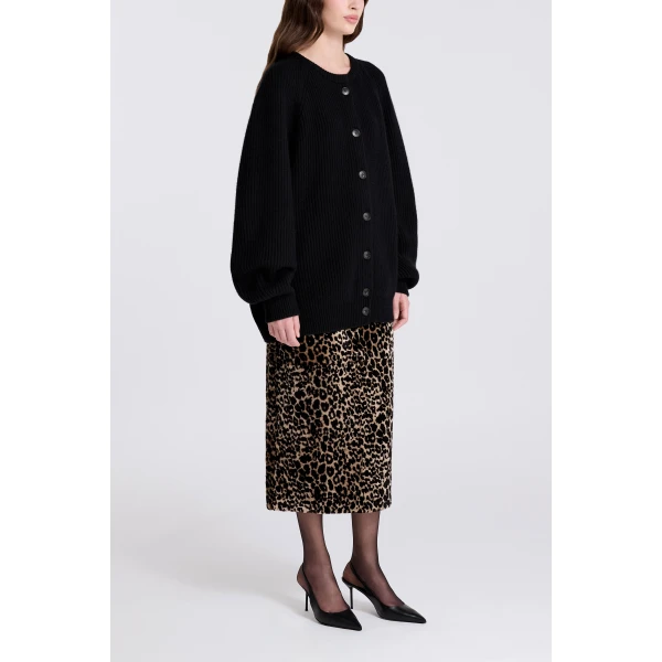 Nour Hammour Laurel in Black Knit, view 3