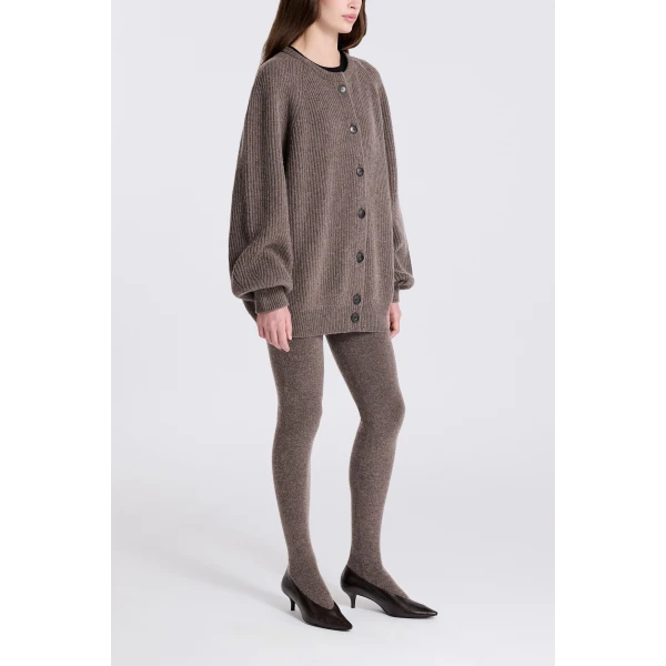 Nour Hammour Laurel in Mink Knit, view 3