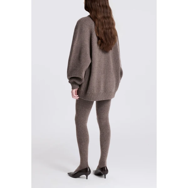 Nour Hammour Laurel in Mink Knit, view 4