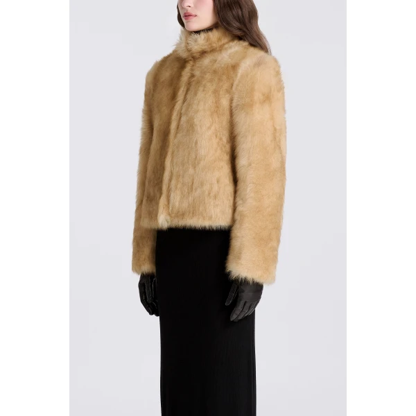 Nour Hammour Mira in Natural Honey Jacket, view 3