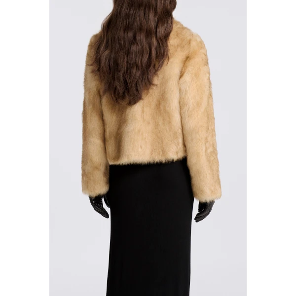 Nour Hammour Mira in Natural Honey Jacket, view 4