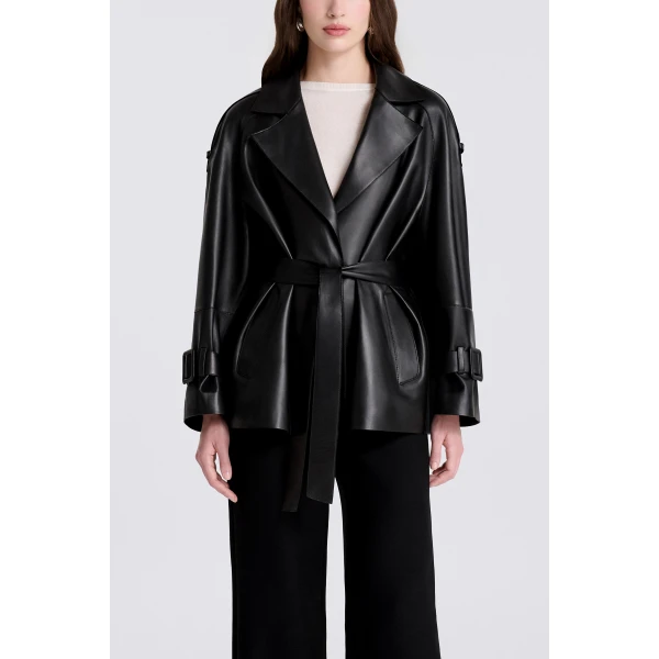 Nour Hammour Nera in Black Jacket, view 2