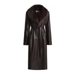 Nour Hammour Niven in Dark Brown Coat