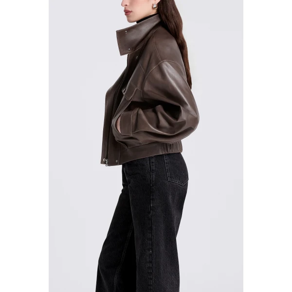 Nour Hammour Quincy in Mink Jacket, view 6