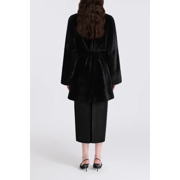 Nour Hammour Raquel in Black Coat, view 5
