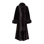 Nour Hammour Sima in Rich Brown Coat