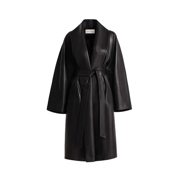 Nour Hammour Sylvie in Noir Classique Coat
