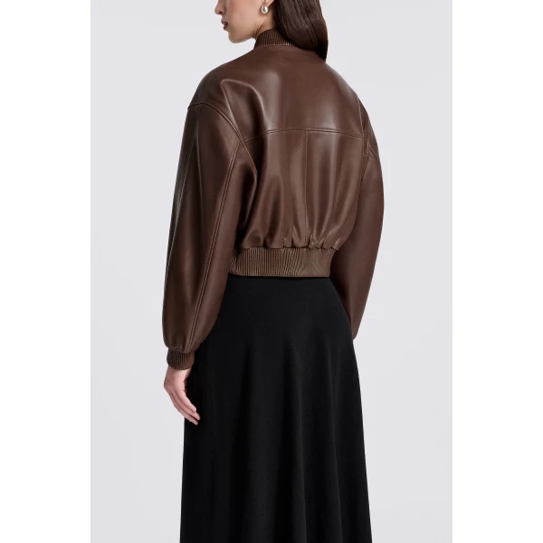 Nour Hammour Wren in Marron Glacé Jacket, view 5