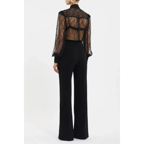 Rebecca Vallance Delphina Blouse in Black, view 3