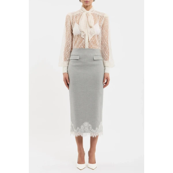 Rebecca Vallance Delphina Blouse in Cream, view 2