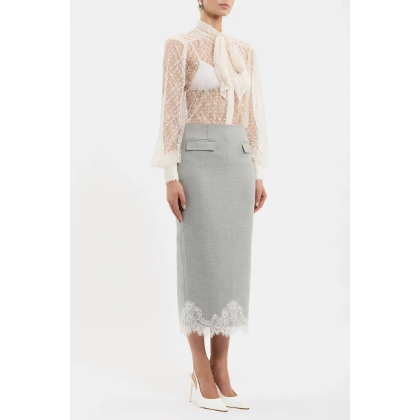 Rebecca Vallance Delphina Blouse in Cream, view 3