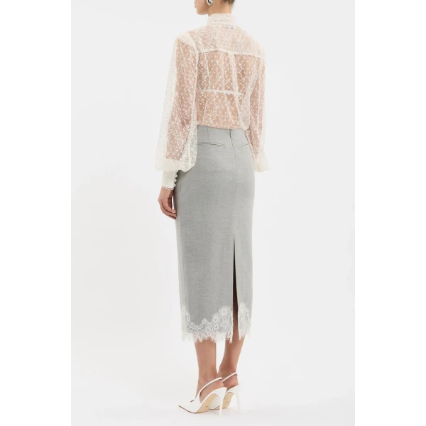 Rebecca Vallance Delphina Blouse in Cream, view 4