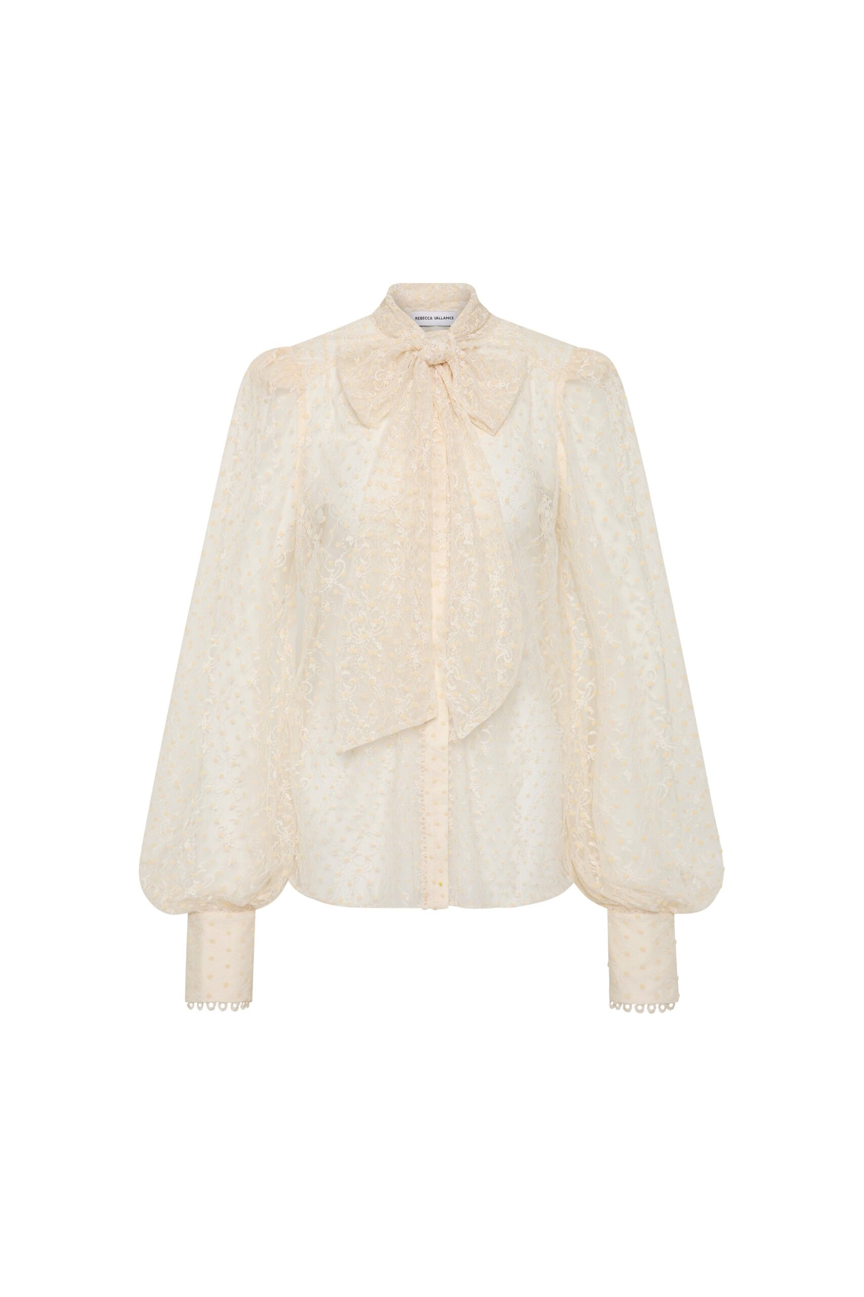 Rebecca Vallance shirt Australia Signature Tops – Luxury Shoes Rebecca Vallance Delphina Blouse in Cream