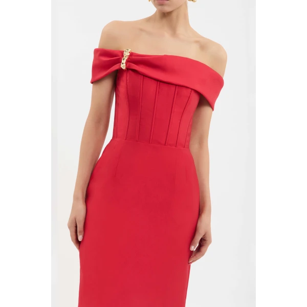 Rebecca Vallance Esmeralda Midi Dress, view 5