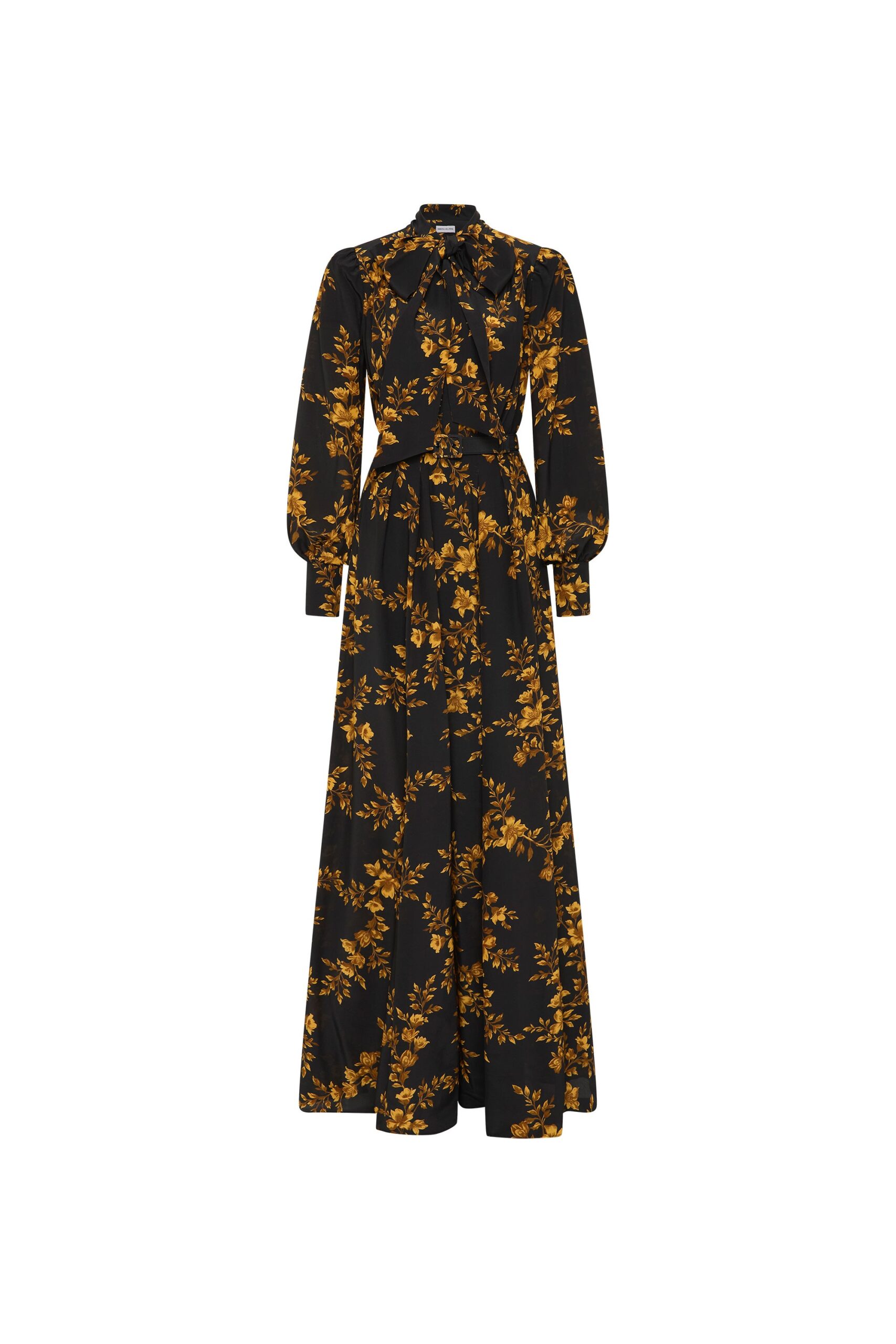 Rebecca Vallance maxi dress Australia Signature Dresses – Luxury Shoes Rebecca Vallance Gilded Floral Long Sleeve Maxi Dress