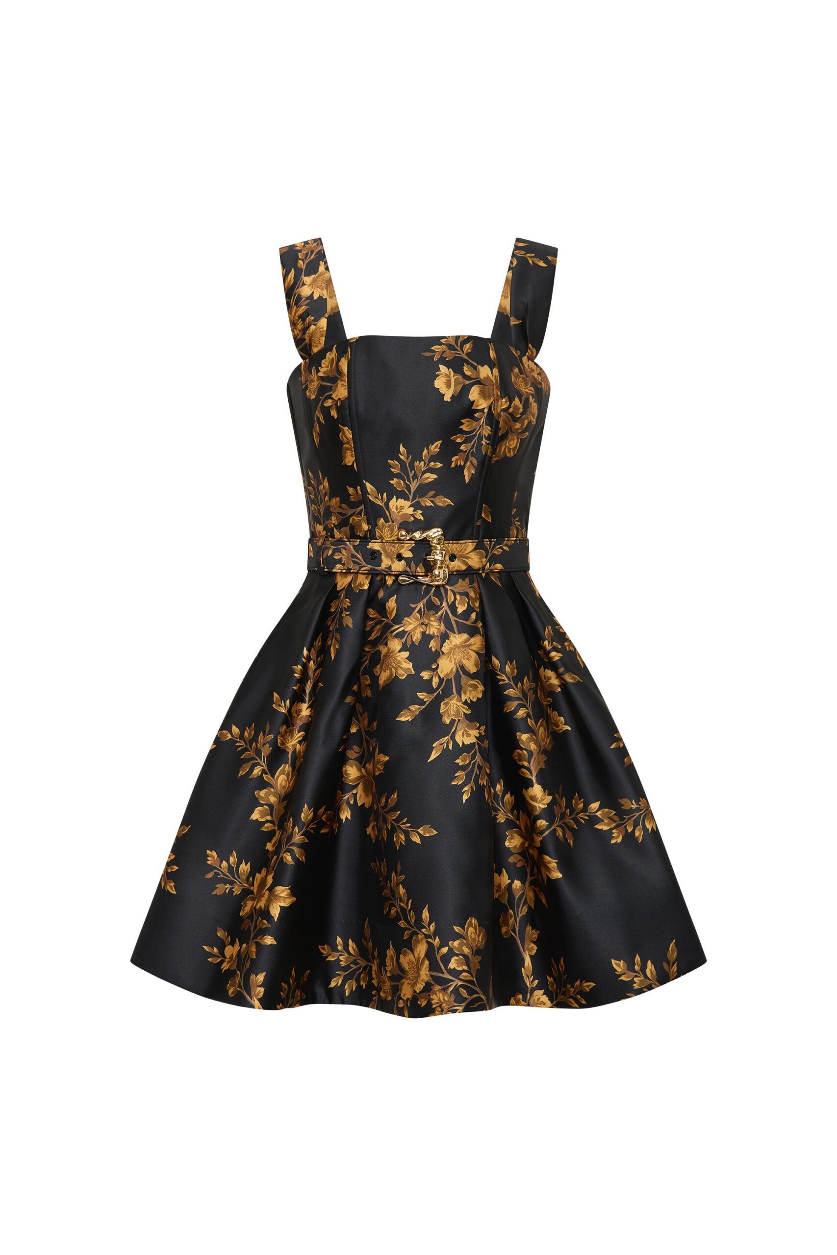 Rebecca Vallance mini dress Australia Signature Dresses – Luxury Shoes Rebecca Vallance Gilded Floral Mini Dress