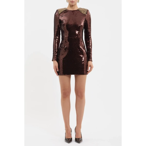 Rebecca Vallance Glimmer Mini Dress, view 2
