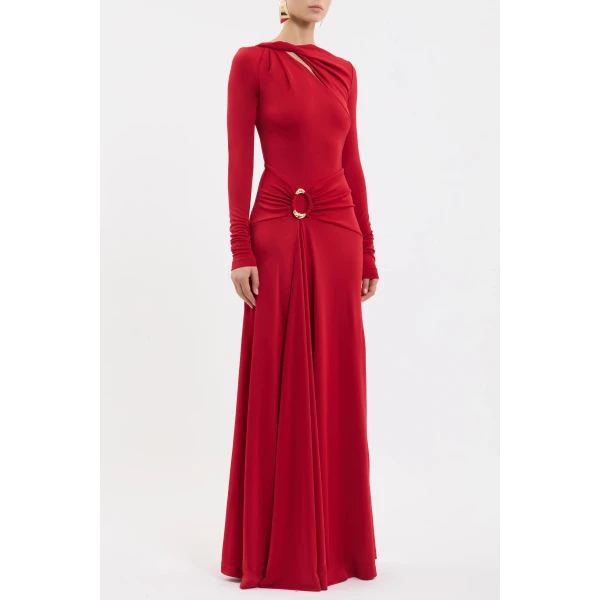 Rebecca Vallance Kiana Long Sleeve Maxi Dress, view 3