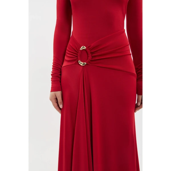 Rebecca Vallance Kiana Long Sleeve Maxi Dress, view 6