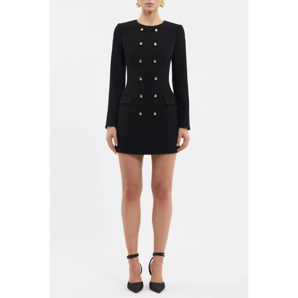 Rebecca Vallance Odilia Long Sleeve Mini Dress, view 2
