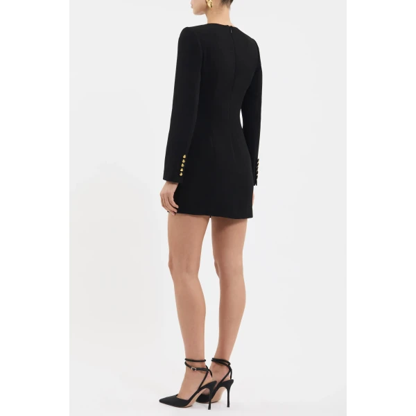 Rebecca Vallance Odilia Long Sleeve Mini Dress, view 4