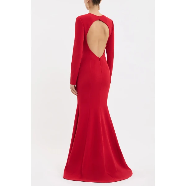 Rebecca Vallance Raziel Long Sleeve Gown, view 4