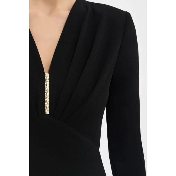 Rebecca Vallance Tallon Long Sleeve Midi Dress, view 6