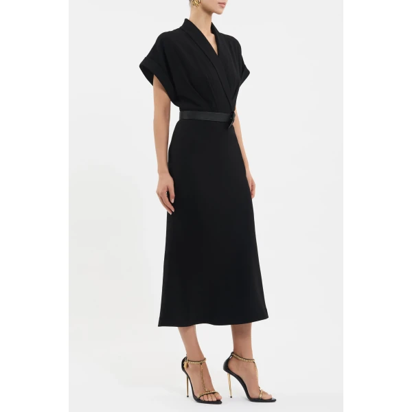 Rebecca Vallance Tallon Short Sleeve Midi Dress, view 3