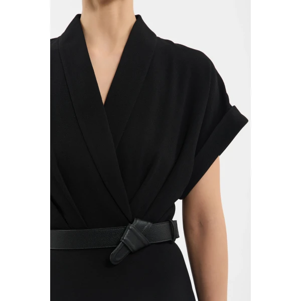 Rebecca Vallance Tallon Short Sleeve Midi Dress, view 6