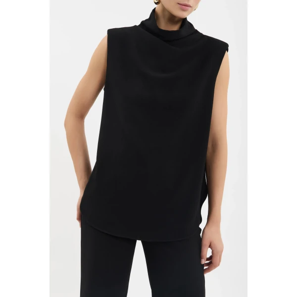 Rebecca Vallance Tallon Top in Black, view 5