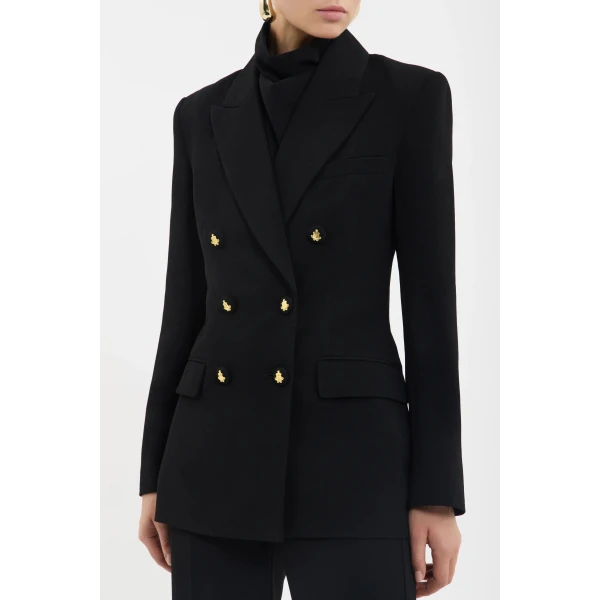 Rebecca Vallance Tallon Top in Black, view 6