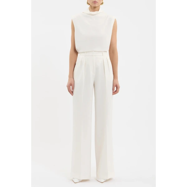 Rebecca Vallance Tallon Top in Cream, view 2