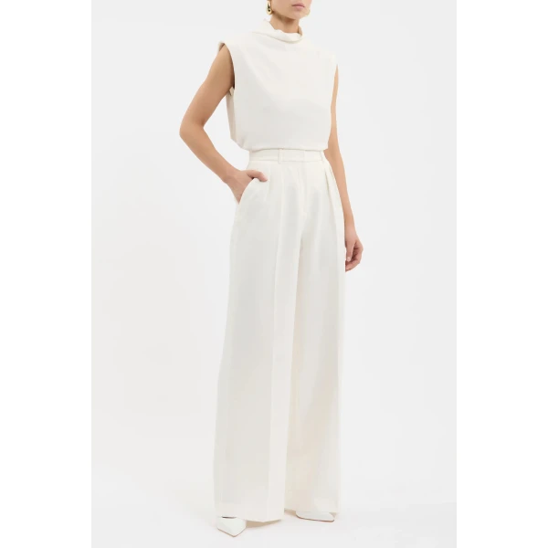 Rebecca Vallance Tallon Top in Cream, view 3