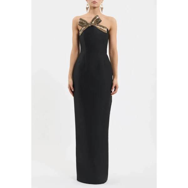Rebecca Vallance Venus Gown in Black, view 2