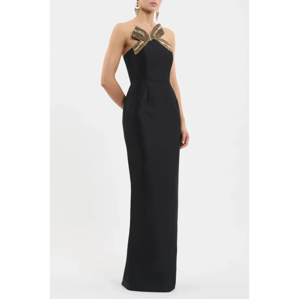 Rebecca Vallance Venus Gown in Black, view 3
