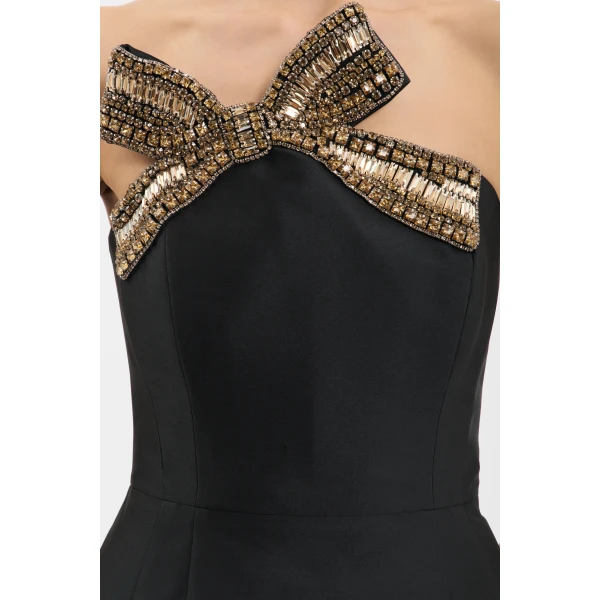 Rebecca Vallance Venus Gown in Black, view 6