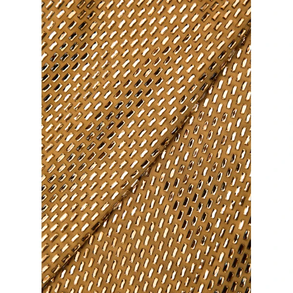 Roland Mouret High Neck Diamante Short Sleeve Gown in Light Topaz, view 5