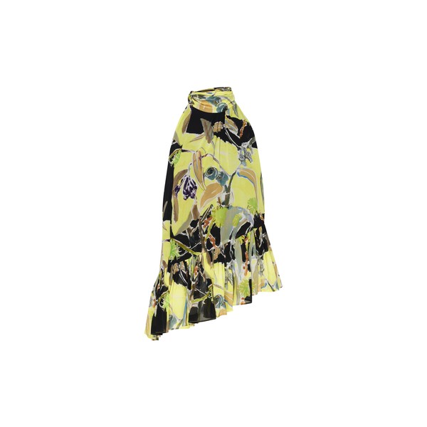 Romance Was Born Acid Gum Chiffon Frill Top