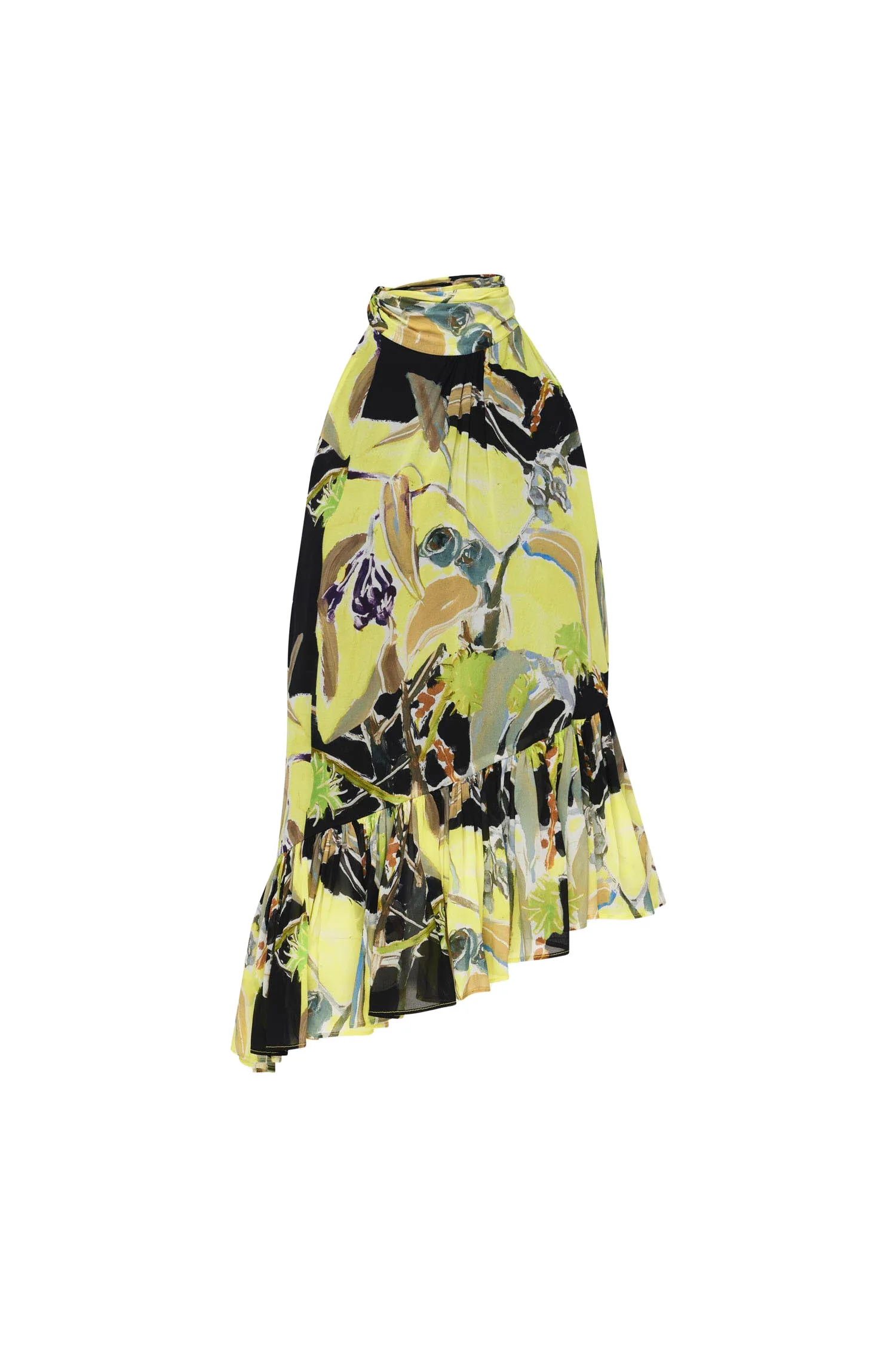 Romance Was Born Acid Gum Chiffon Frill Top